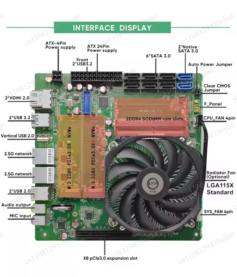 Topton AMD Ryzen 7 5800H/5825U - огляд і ціна Mini Itx Dual 2.5G Nas Motherboard